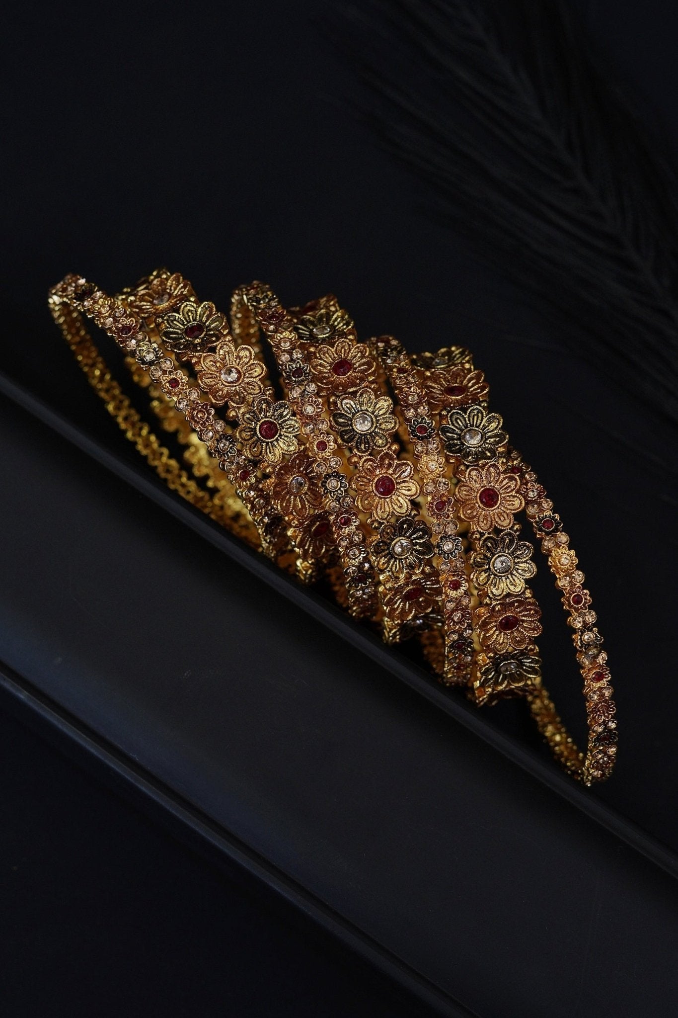 7 Pieces Zevar Designer Bangles
