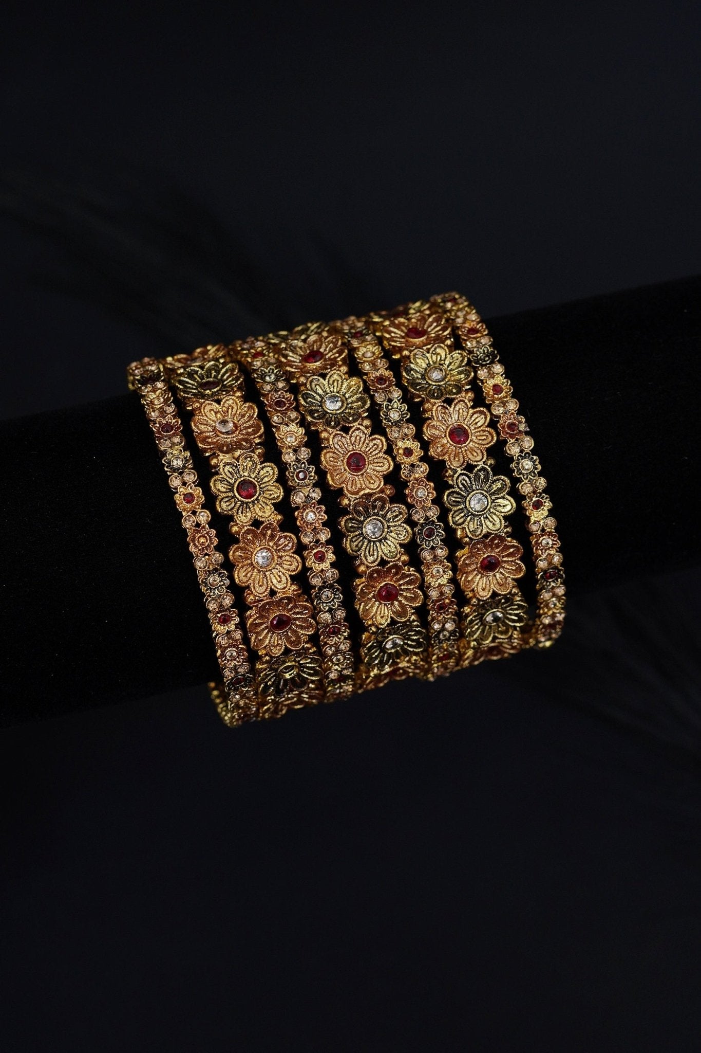 7 Pieces Zevar Designer Bangles