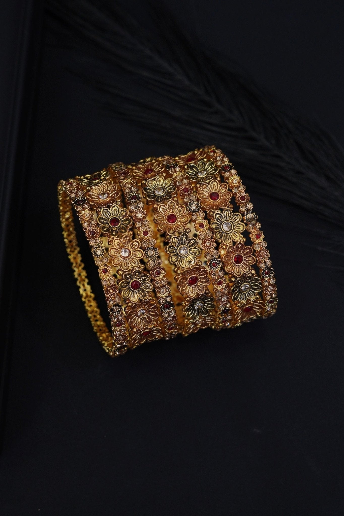 7 Pieces Zevar Designer Bangles