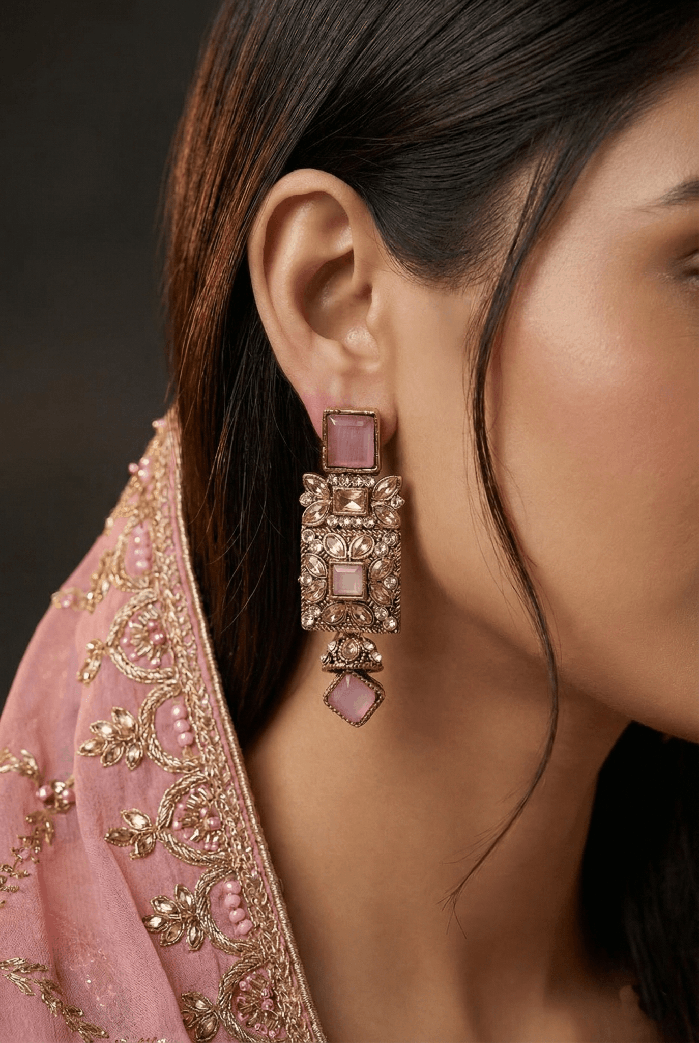 Antique Egyptian Earrings With Zircones