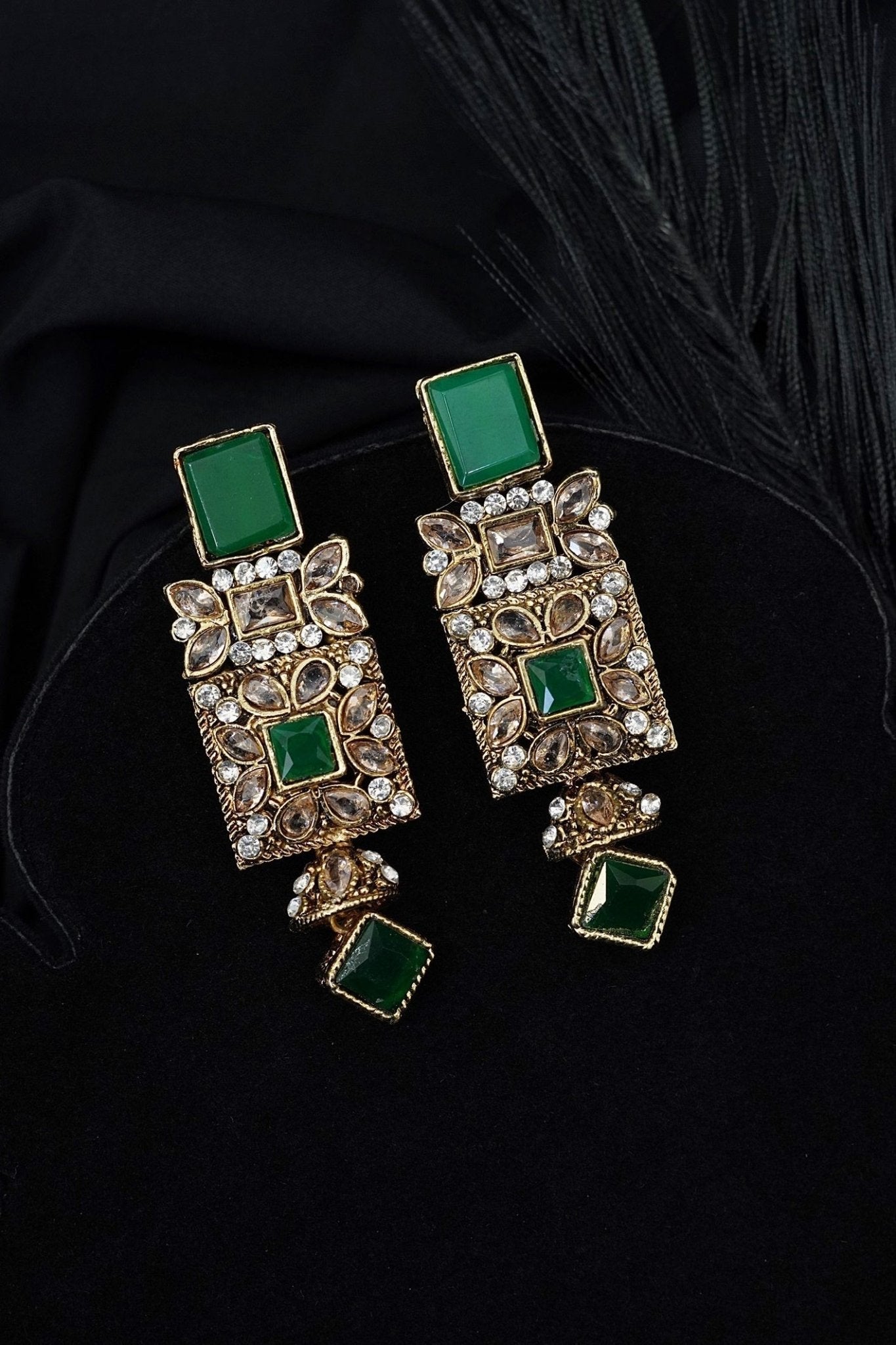 Antique Egyptian Earrings With Zircones