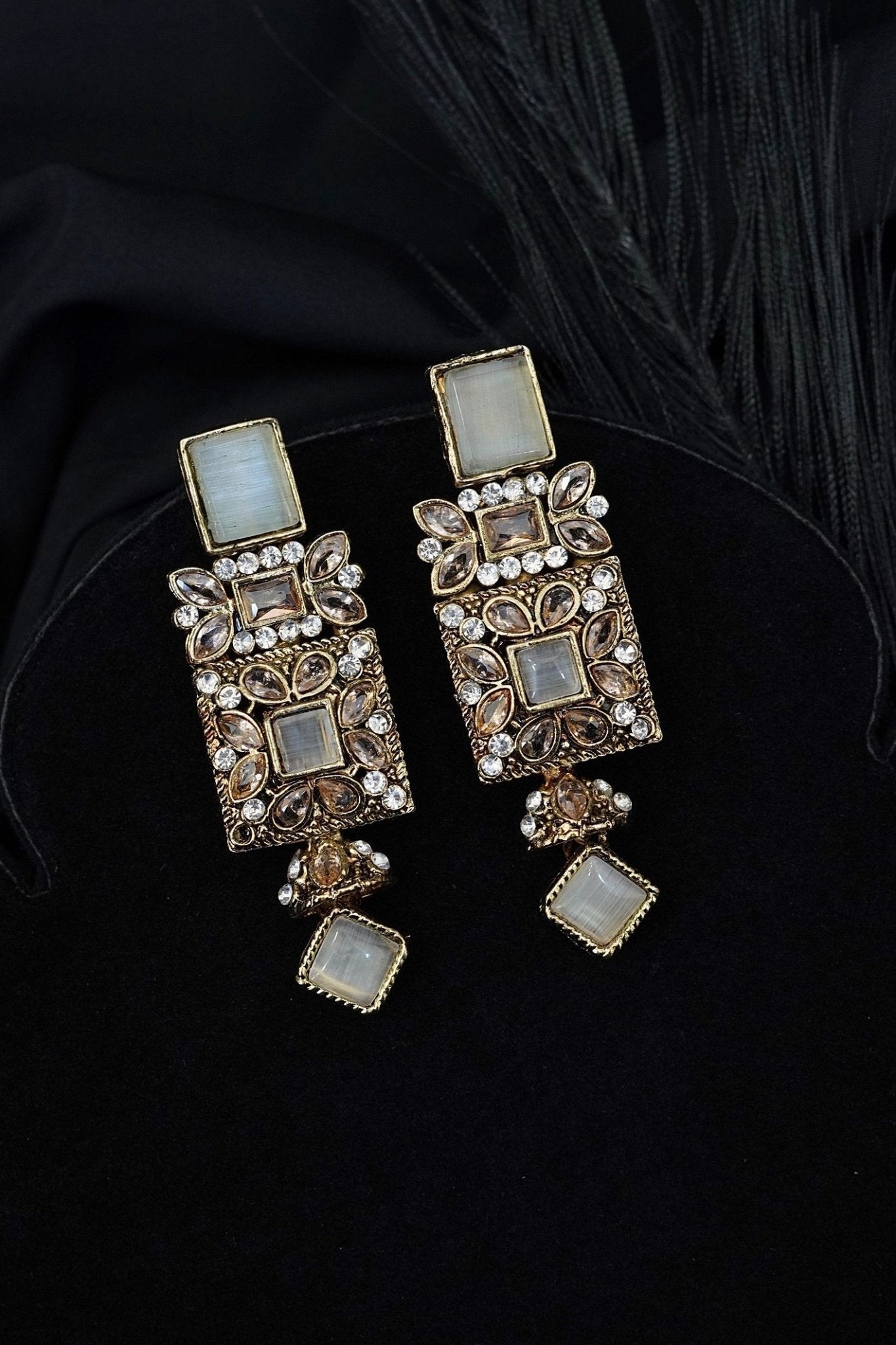 Antique Egyptian Earrings With Zircones