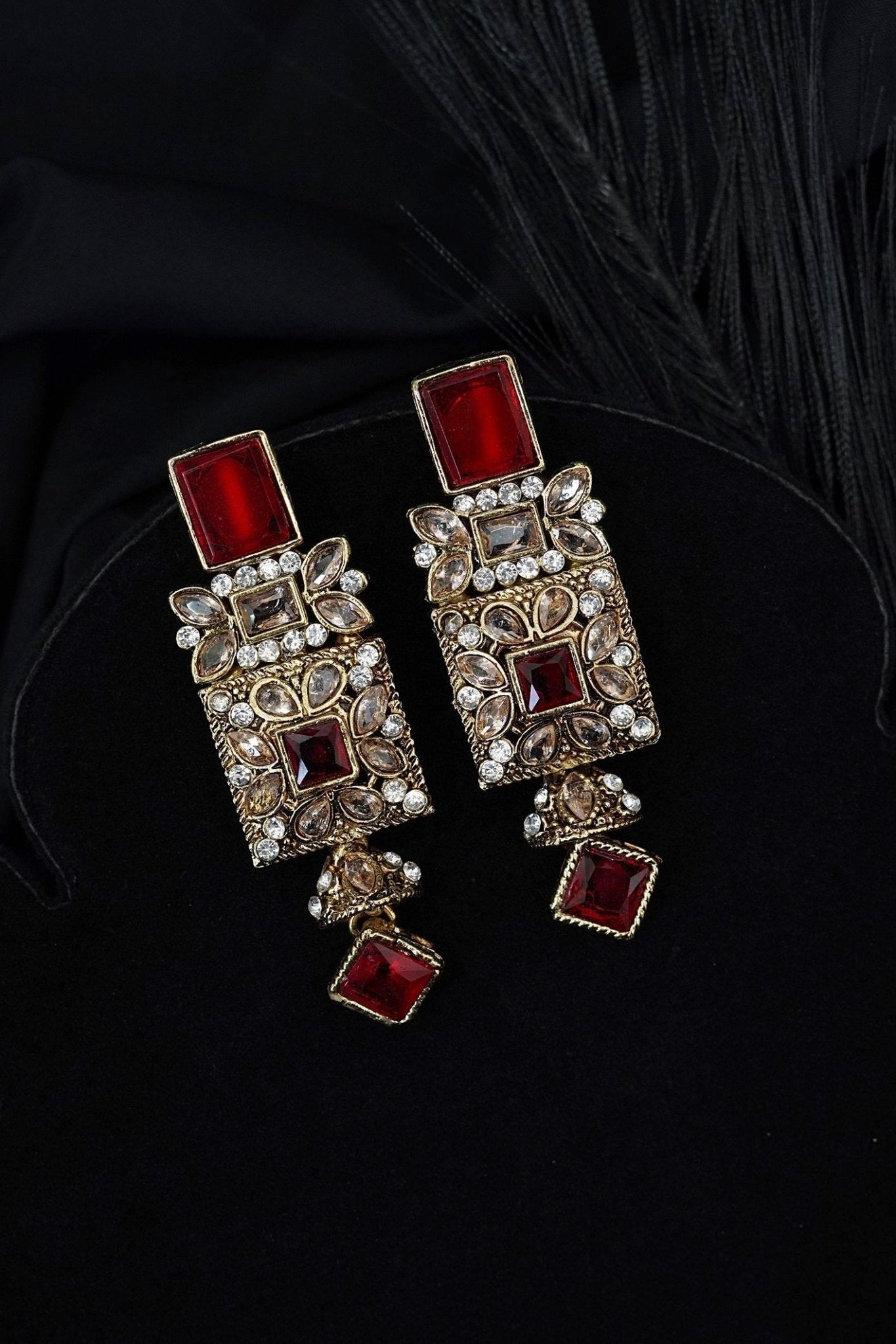 Antique Egyptian Earrings With Zircones