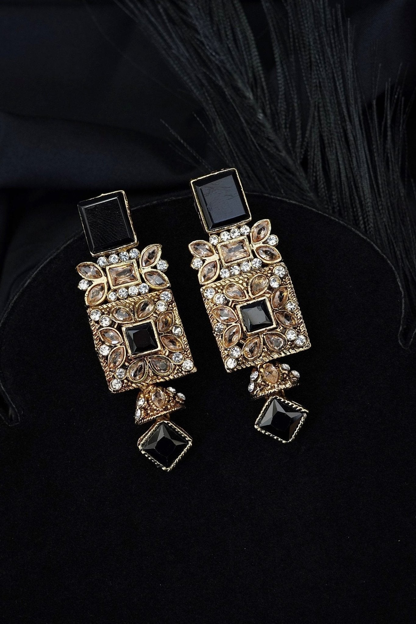 Antique Egyptian Earrings With Zircones