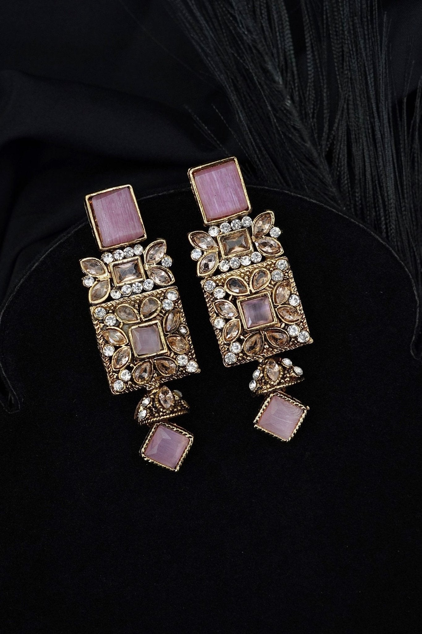 Antique Egyptian Earrings With Zircones