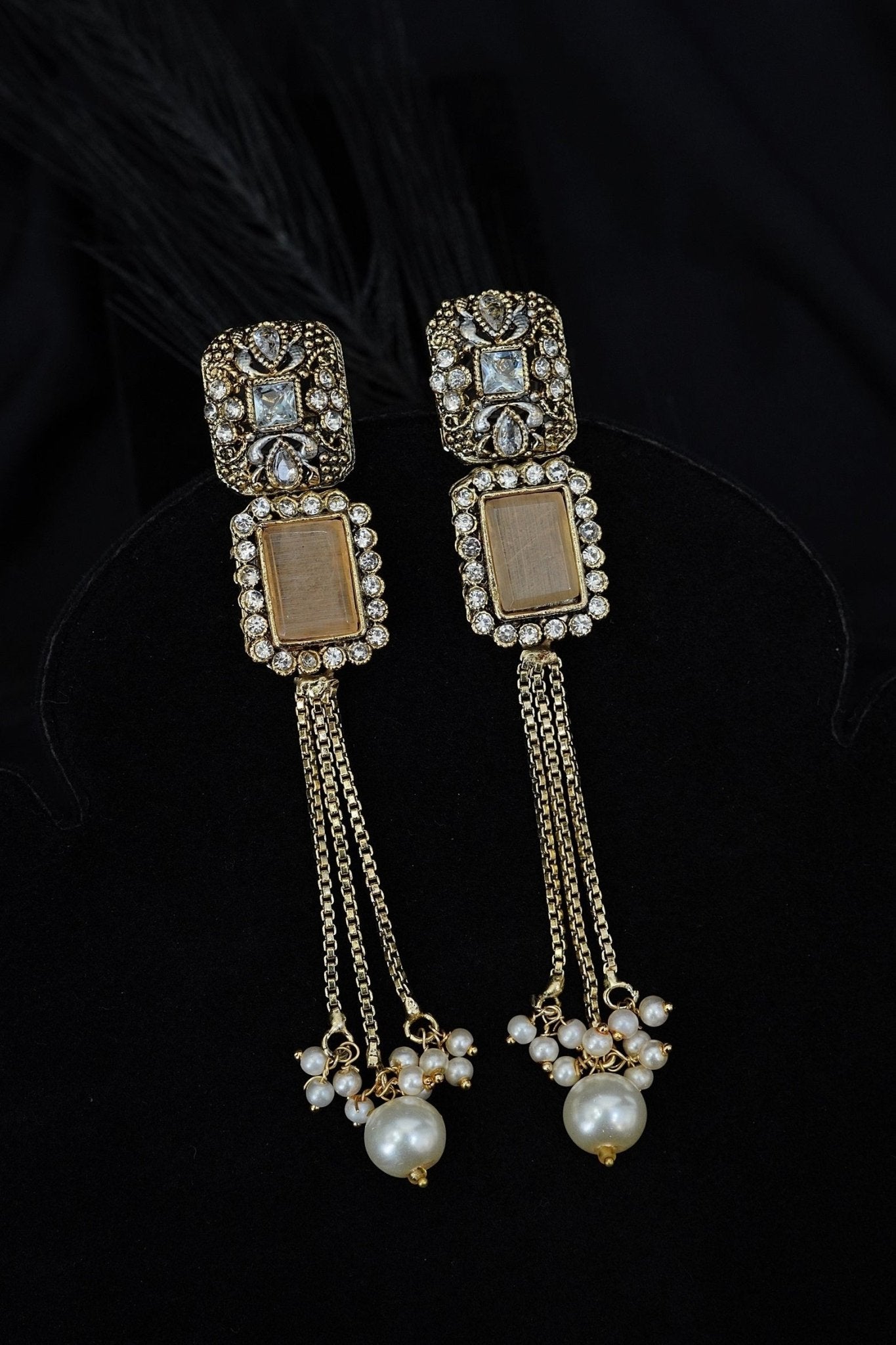 Antique Gems Latkan Earrings