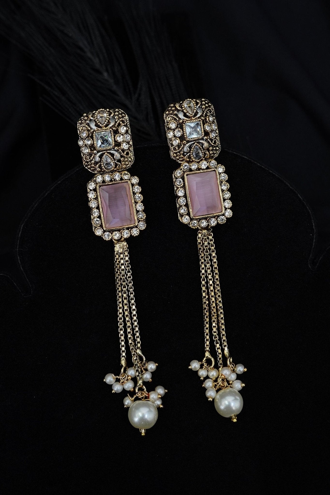Antique Gems Latkan Earrings