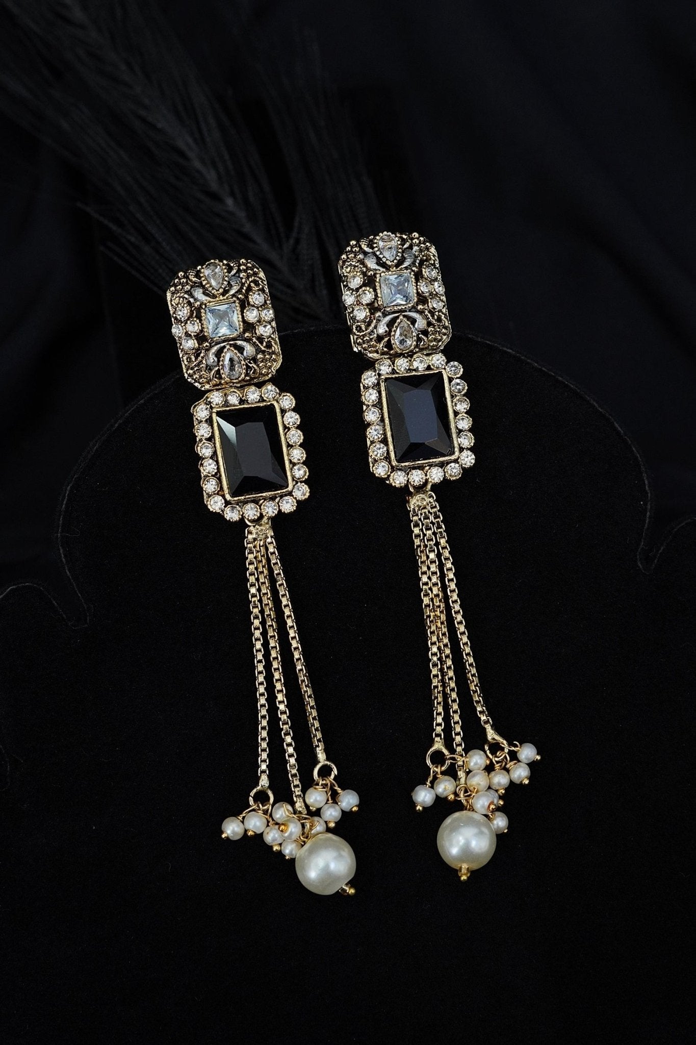 Antique Gems Latkan Earrings