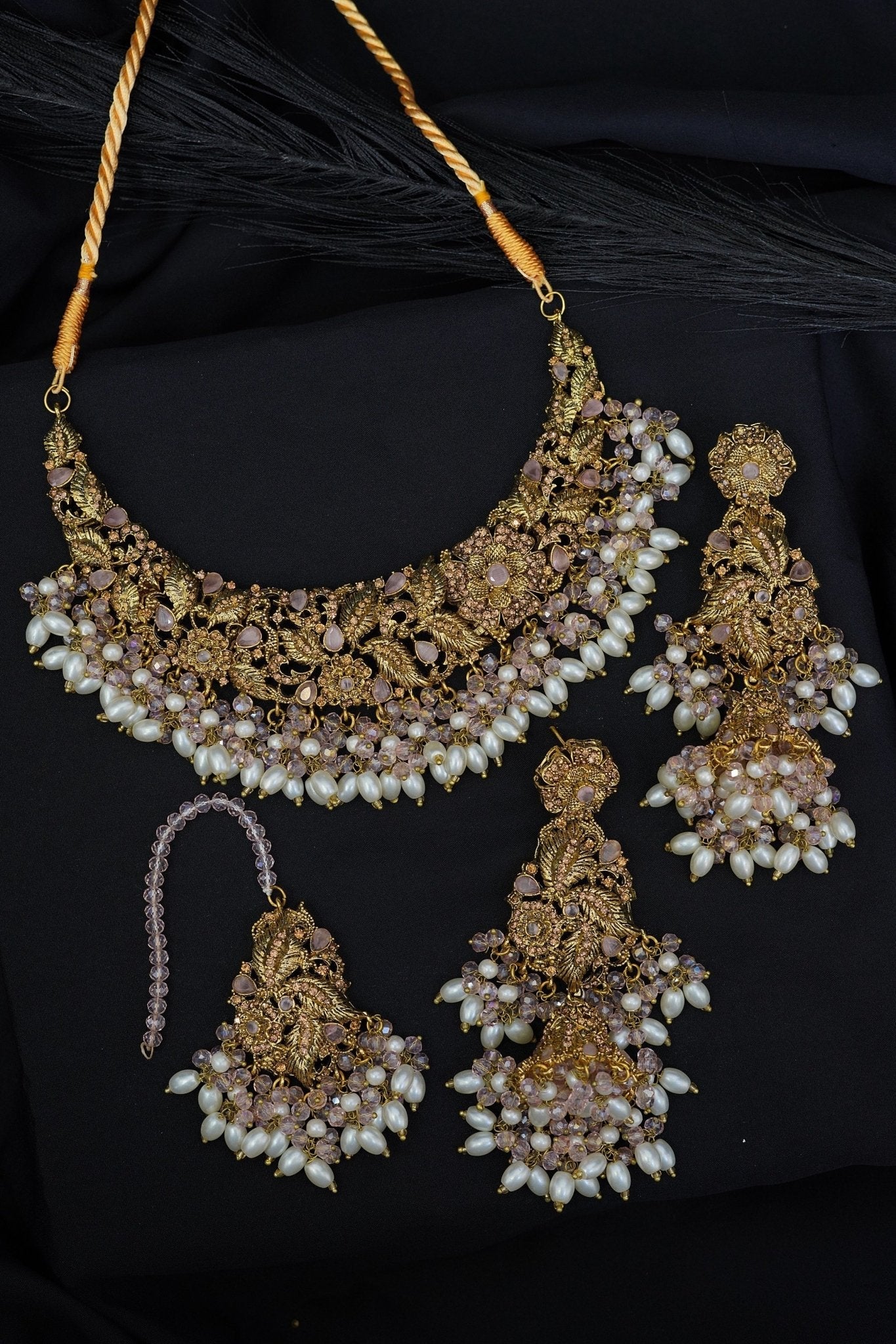 Copper Traditional Necklace Set