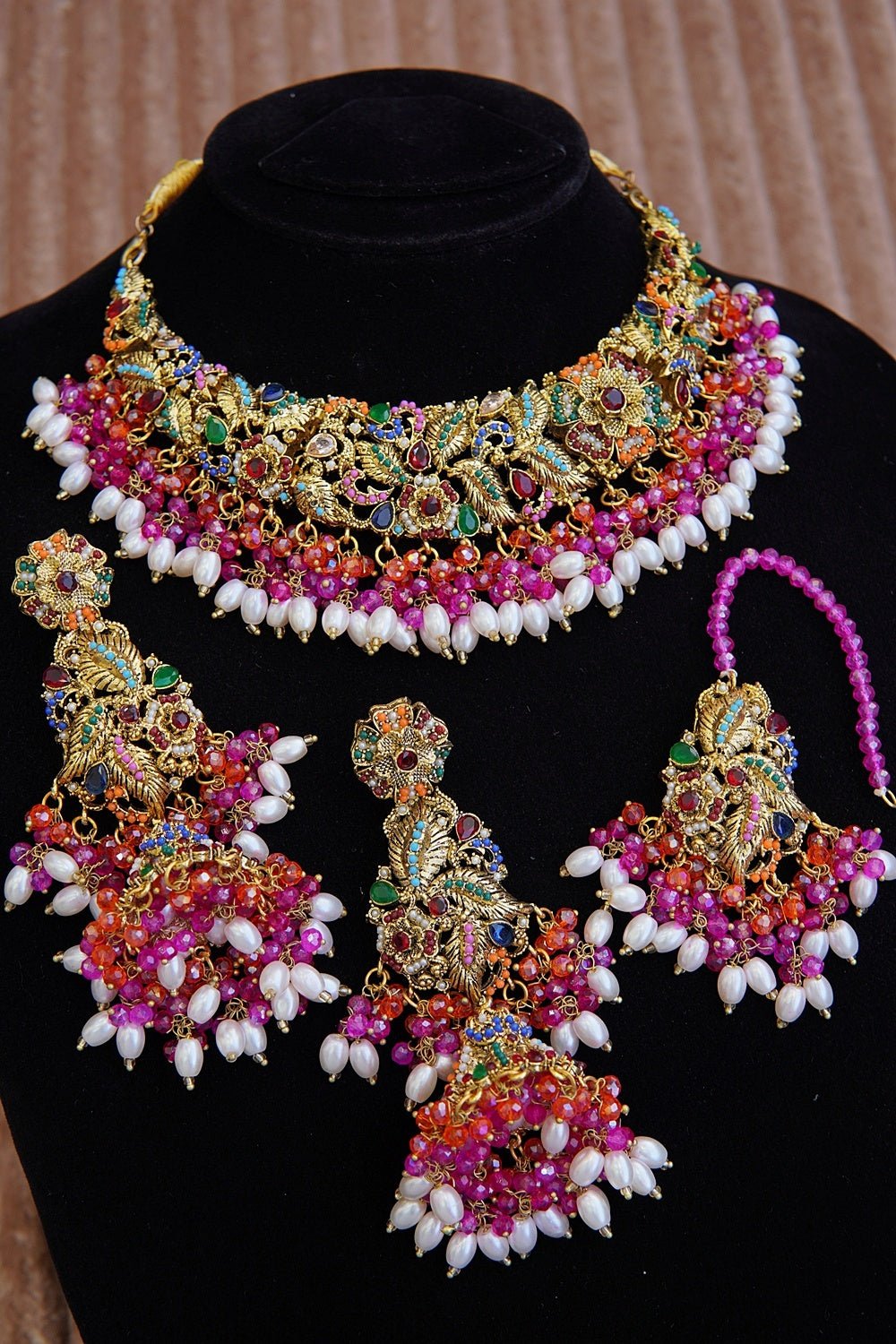 Copper Traditional Necklace Set