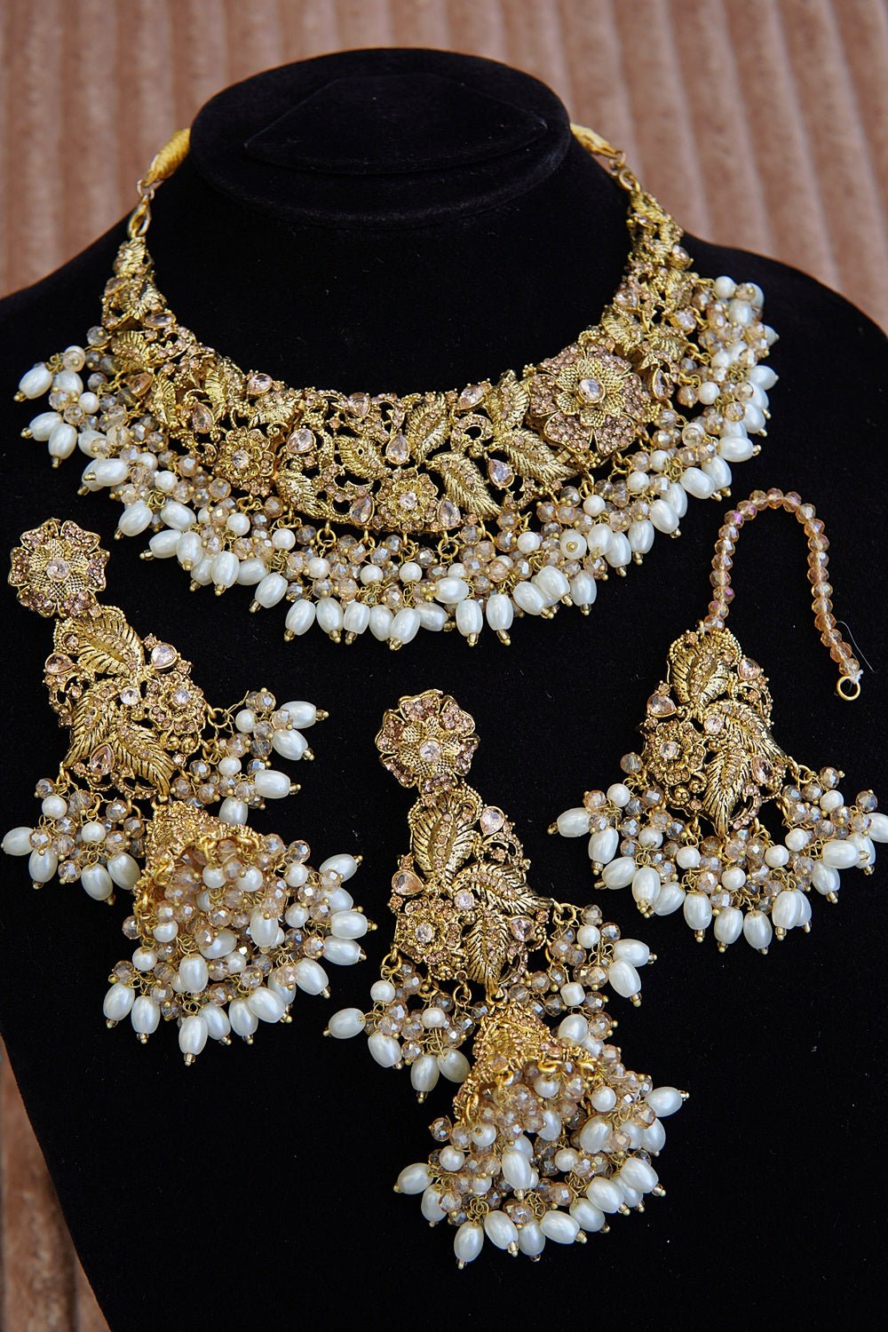 Copper Traditional Necklace Set