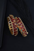 Cubic Zirconia Bangles Pair