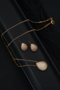 Premium AD Zircons Locket Set