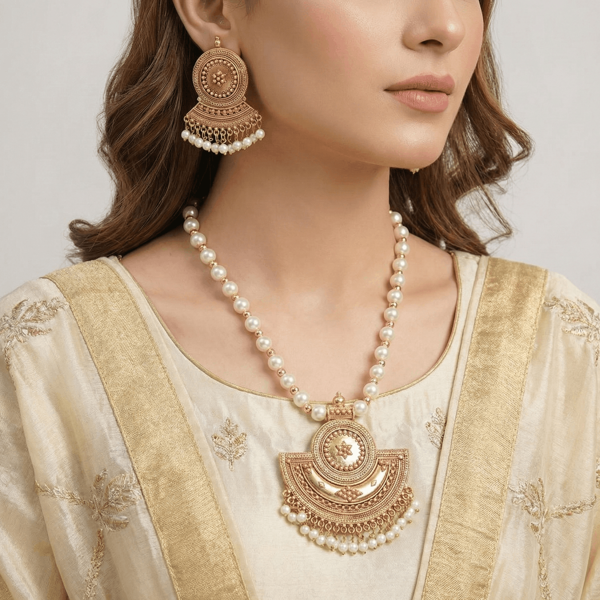 Rajastani Pendant Mala Set