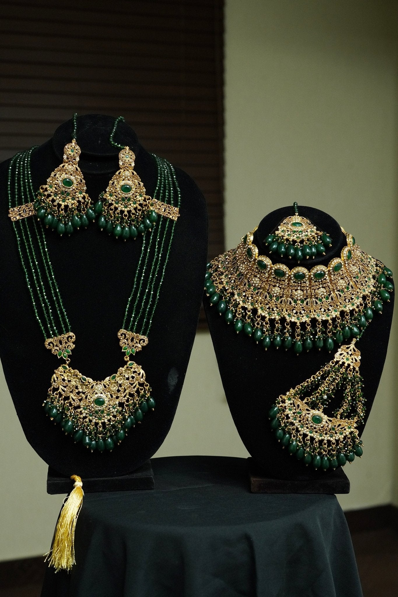Royal Heritage Bridal Long Necklace & Choker Set