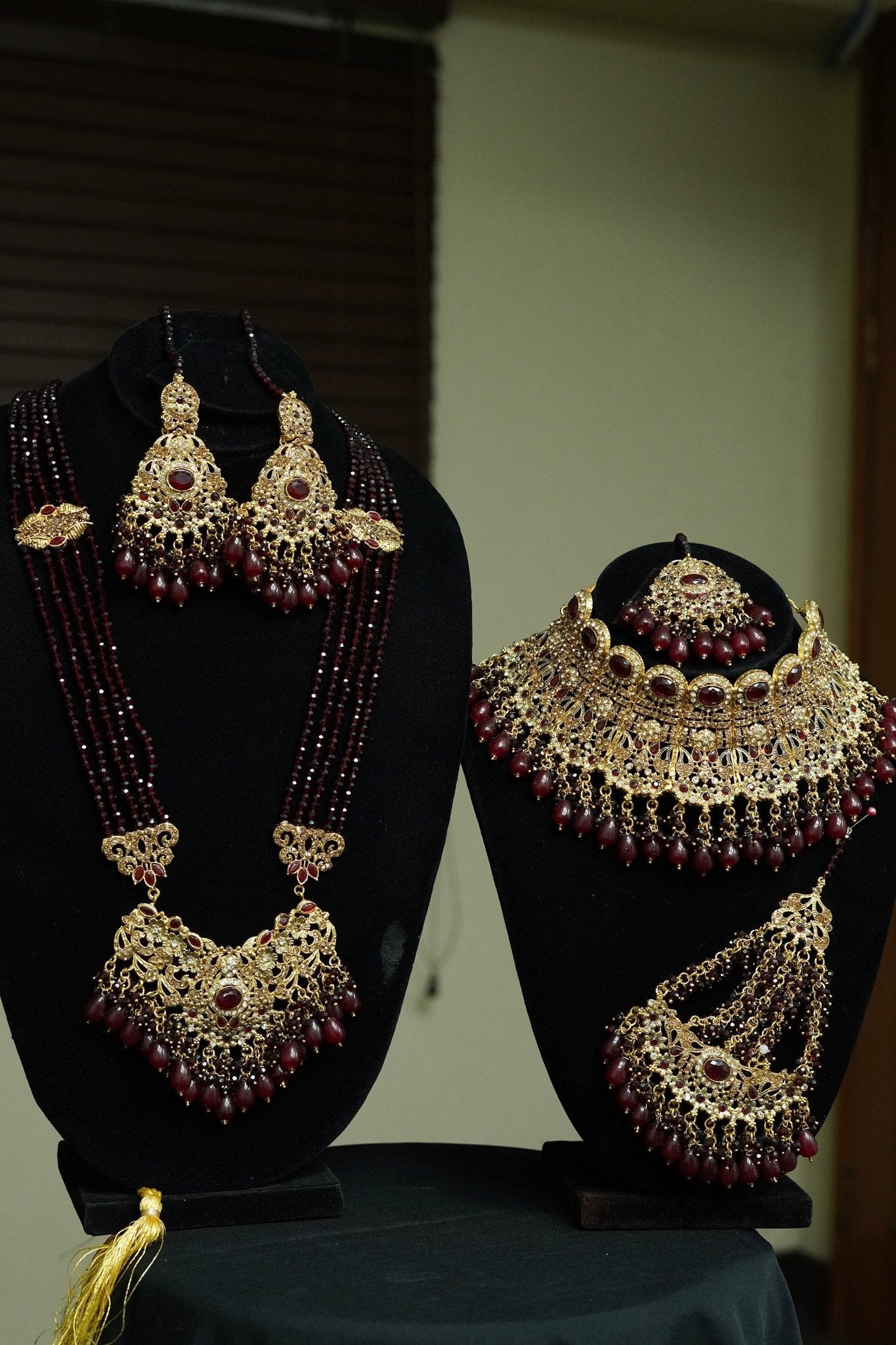 Royal Heritage Bridal Long Necklace & Choker Set