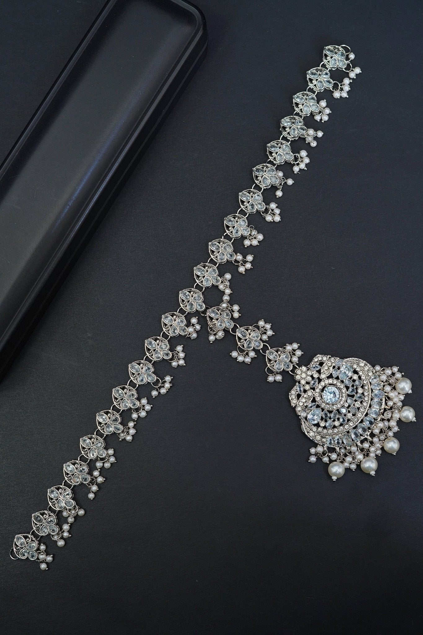 Semi-Gemstones Sheesh Patti