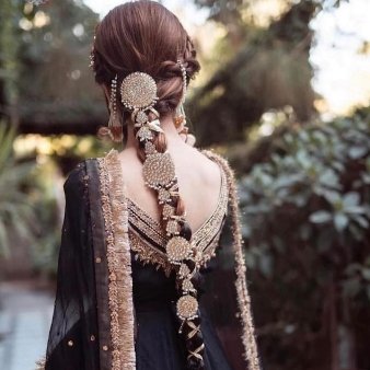 Sheesh Big Kundan Braid Paranda