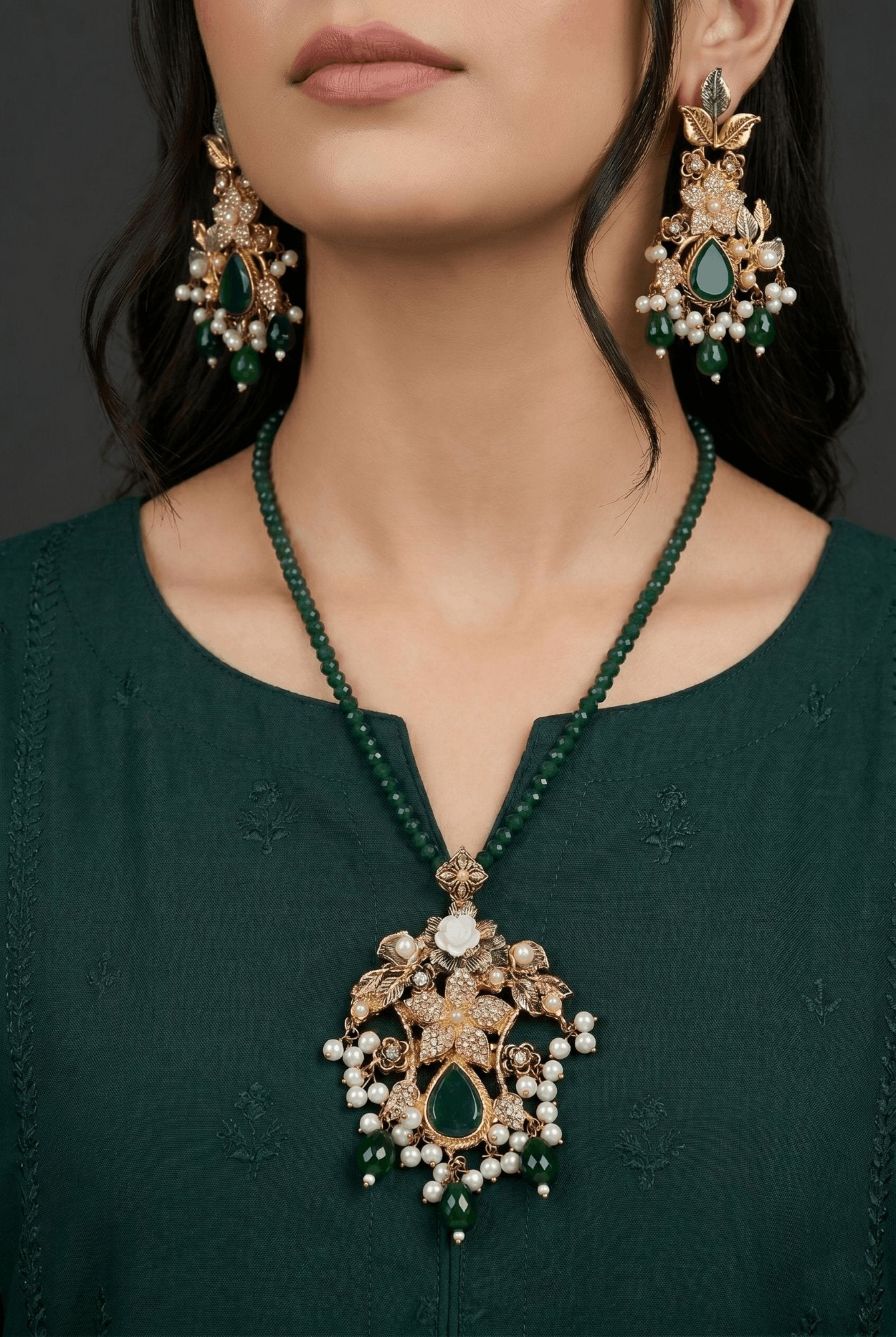 Turkish Handmade Pendant Set
