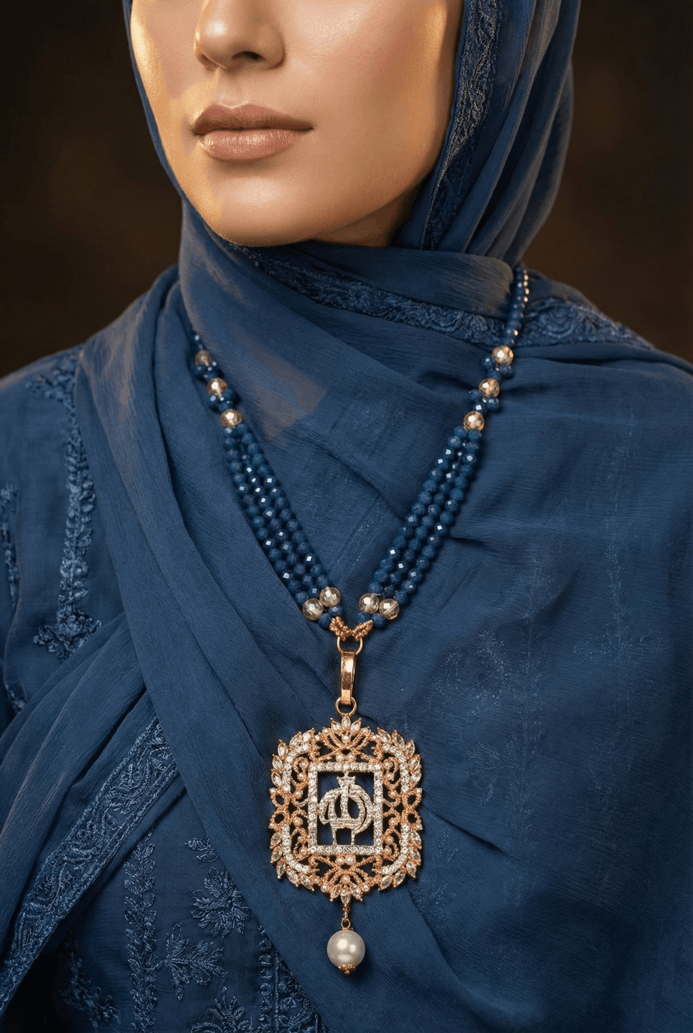Turkish Islamic Pendant With Beautiful Mala