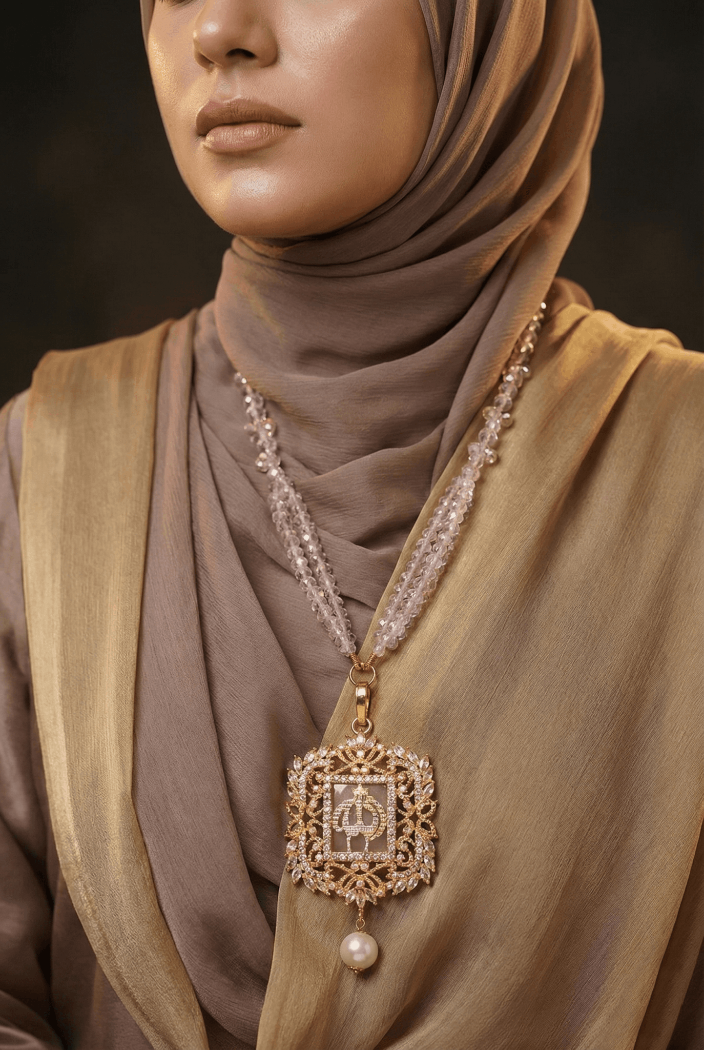 Turkish Islamic Pendant With Beautiful Mala