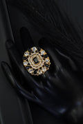 Zircone Semi-Gem Adjustable Ring